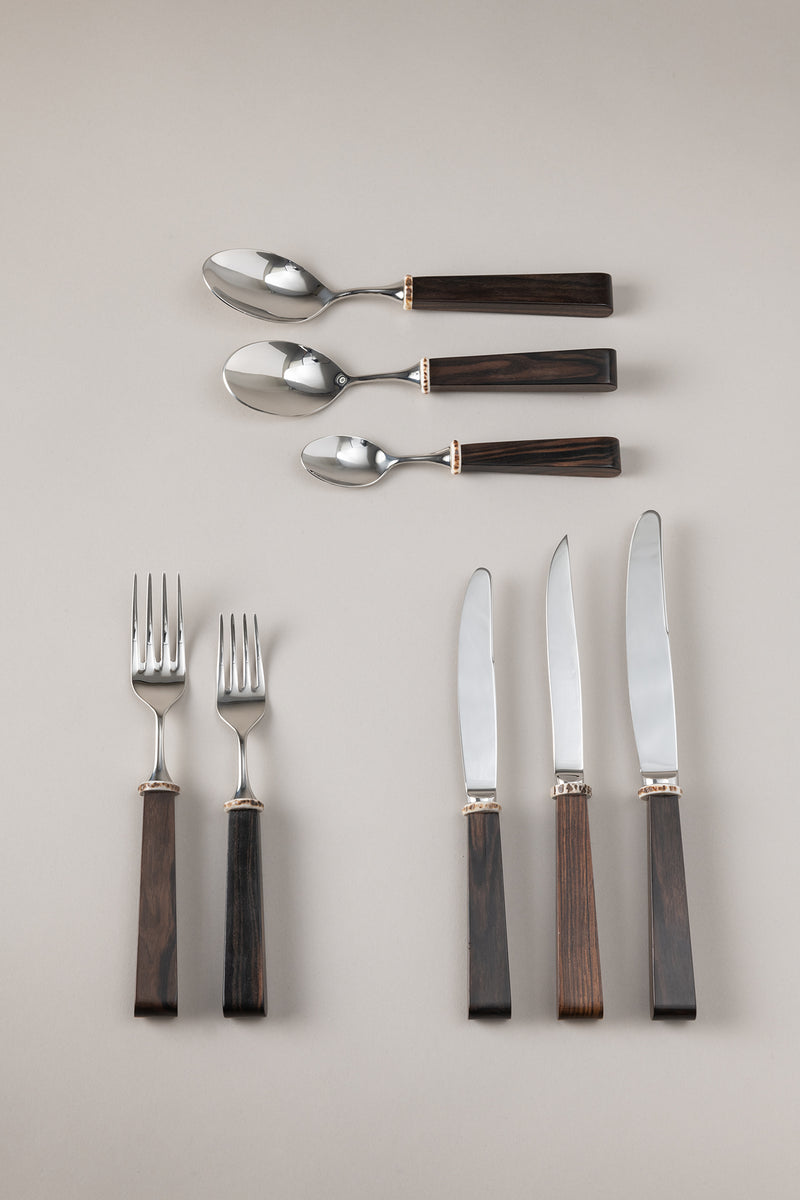 Set posate da tavola in Legno - Wood Tableware set