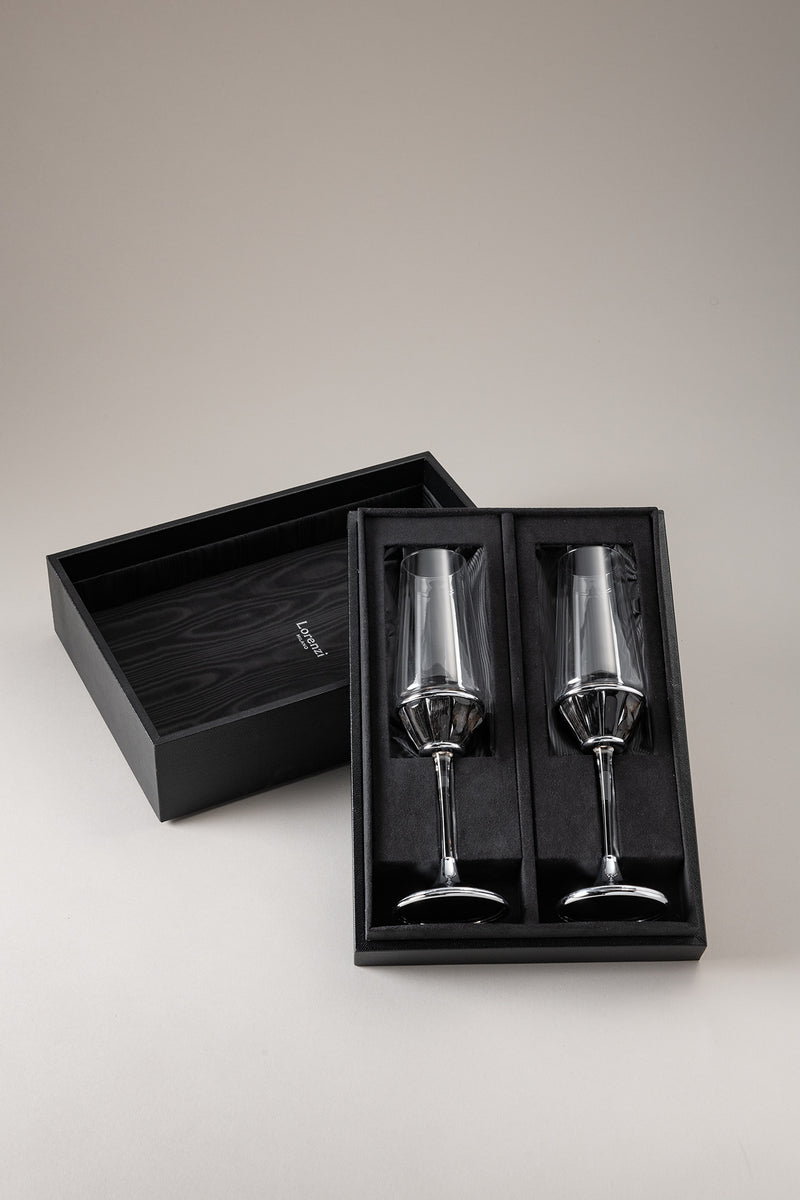 Set of 2 Oryx Flute champagne
