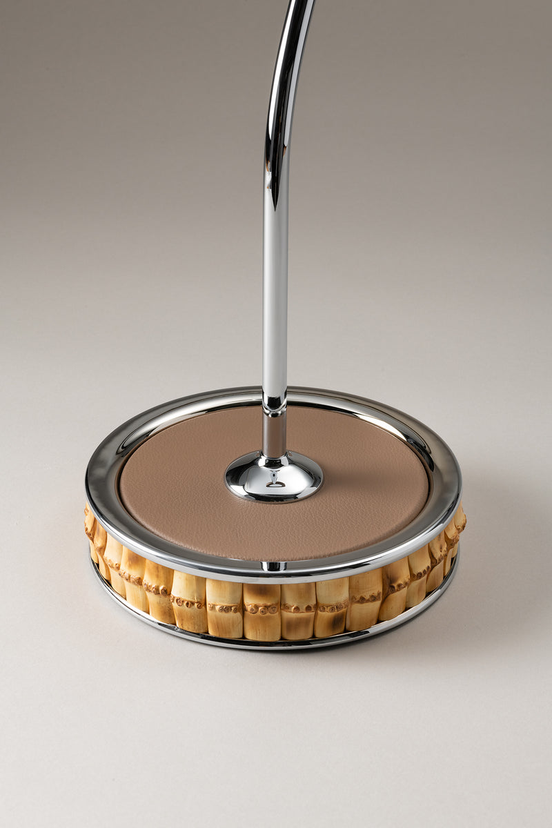 Bamboo root Table mirror