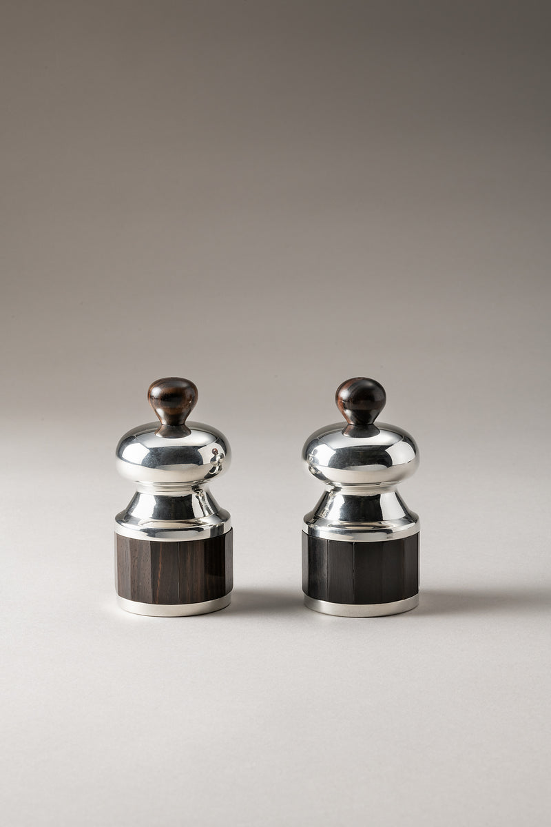 Macina sale e macina pepe piccolo da tavola in Legno - Small wood table pepper and salt mill