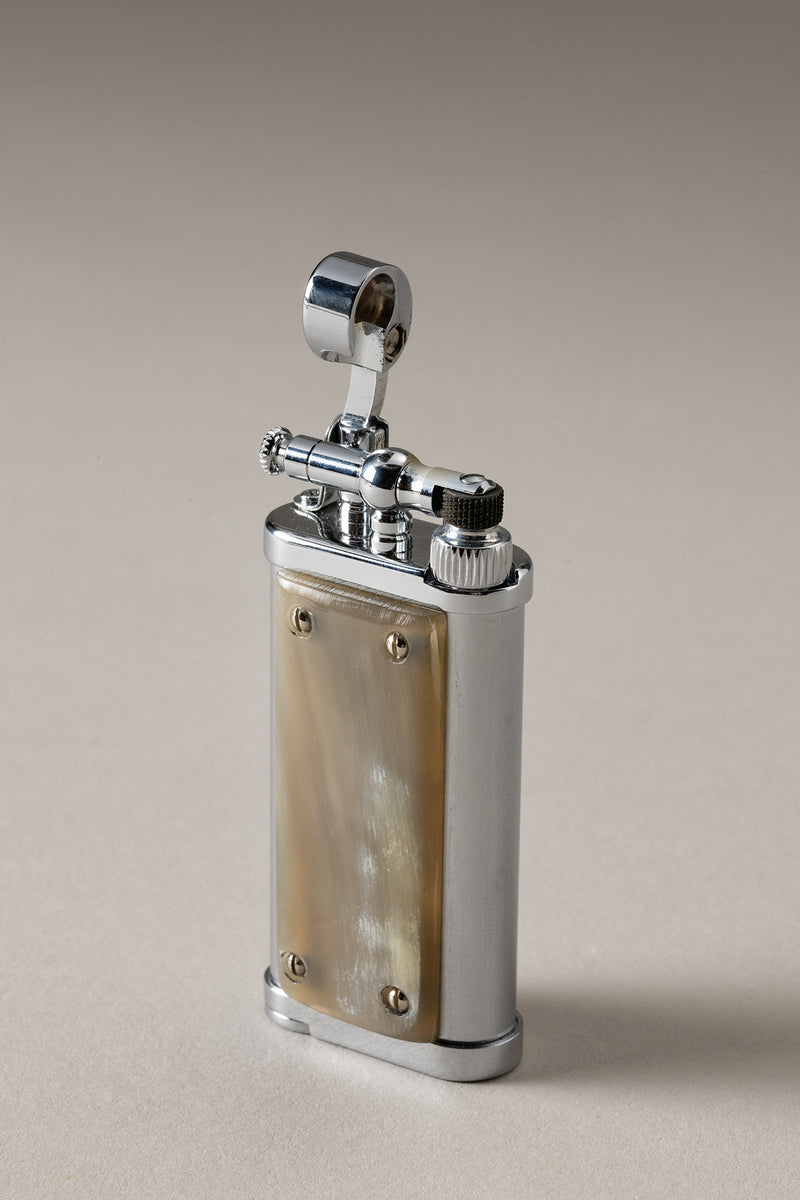 Accendino corona tascabile in Zebu - Zebu Pocket flint lighter