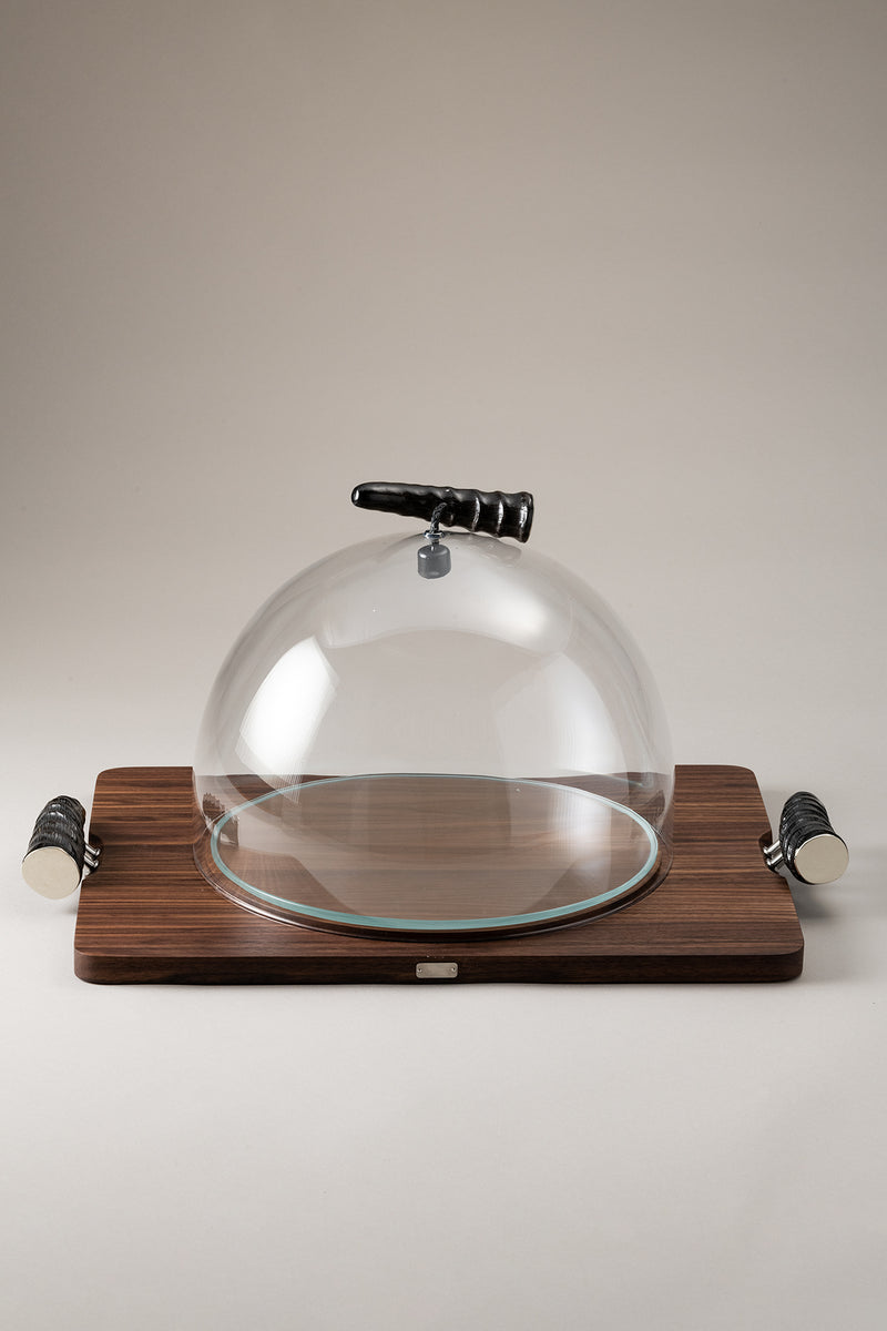 Tagliere formaggio con campana in Springbok - Springbok Cheese serving board with glassdome