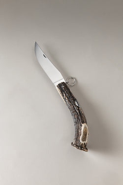 Coltello corona in Cervo (palco) - Stag antler Stag antler knife