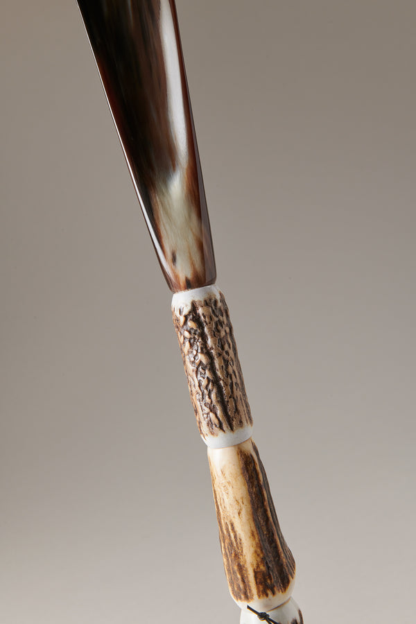 Shoehorn with stag horn handle