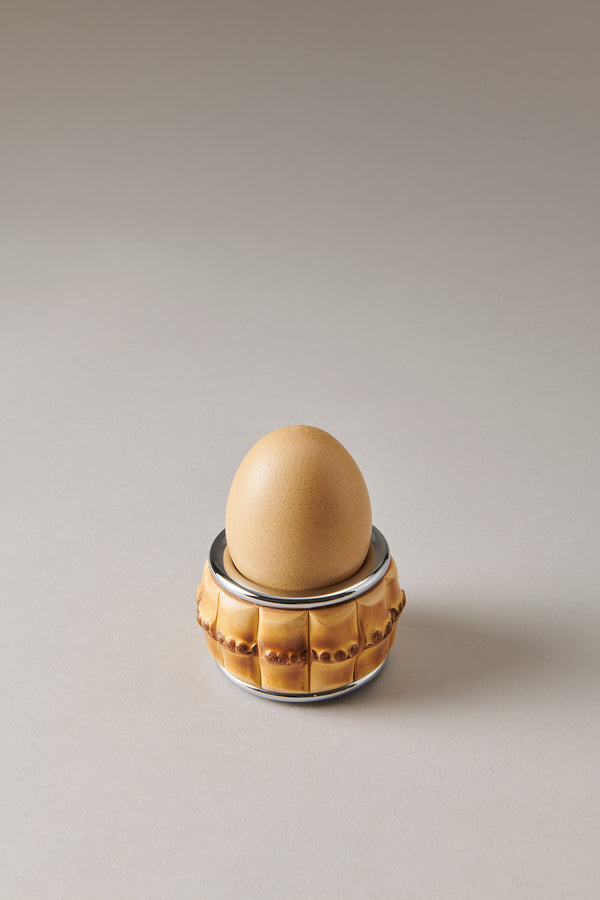 Bamboo root Egg cup