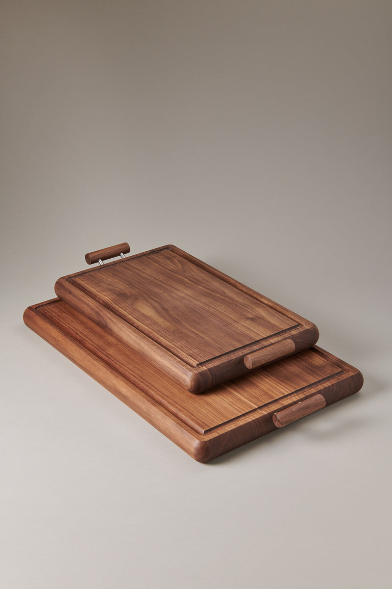 Wood Cutting board with handles