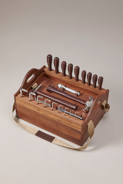 Cassetta da lavoro con utensili in Legno - Wood Tool set