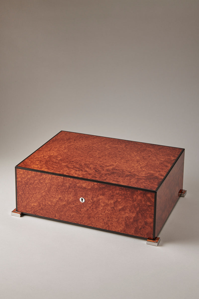 Large cigar humidor box
