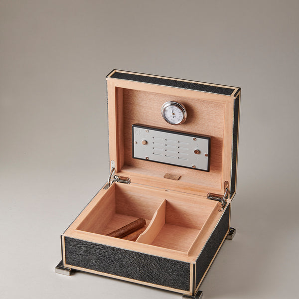 Stingray skin Small cigar humidor box – Lorenzi Milano