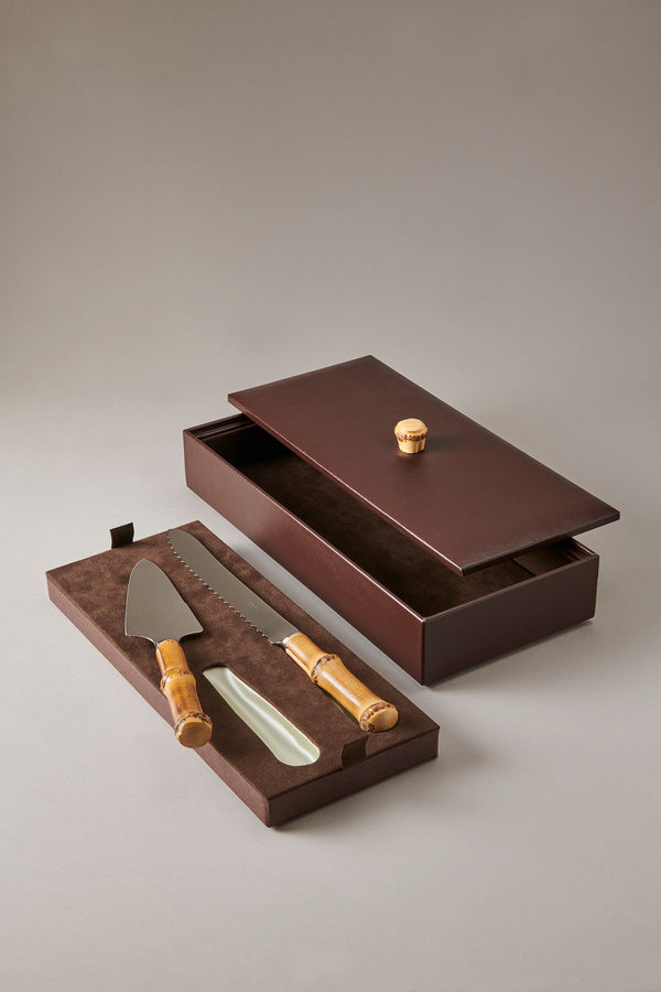 Bamboo root Cake set deluxe