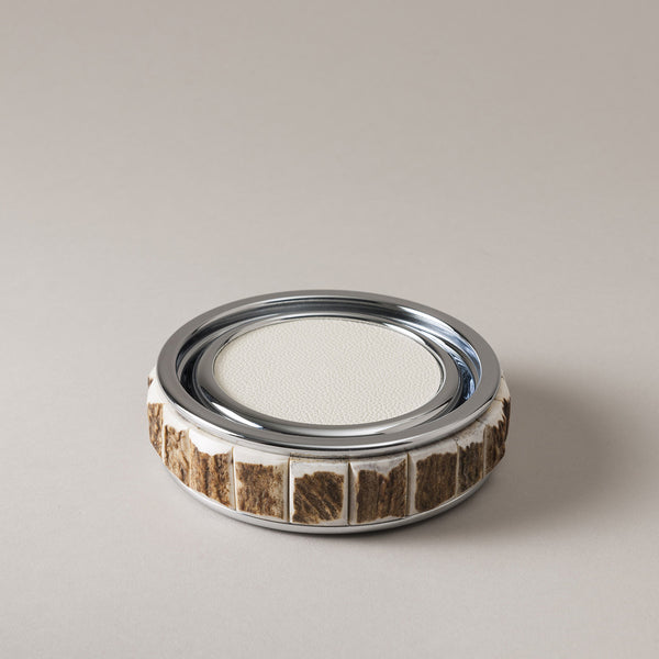 Gift Base Sottobicchiere Singolo 'Oh Cervo' – 9x9 Cm, Finitura Lucida, Cartone Rigido
