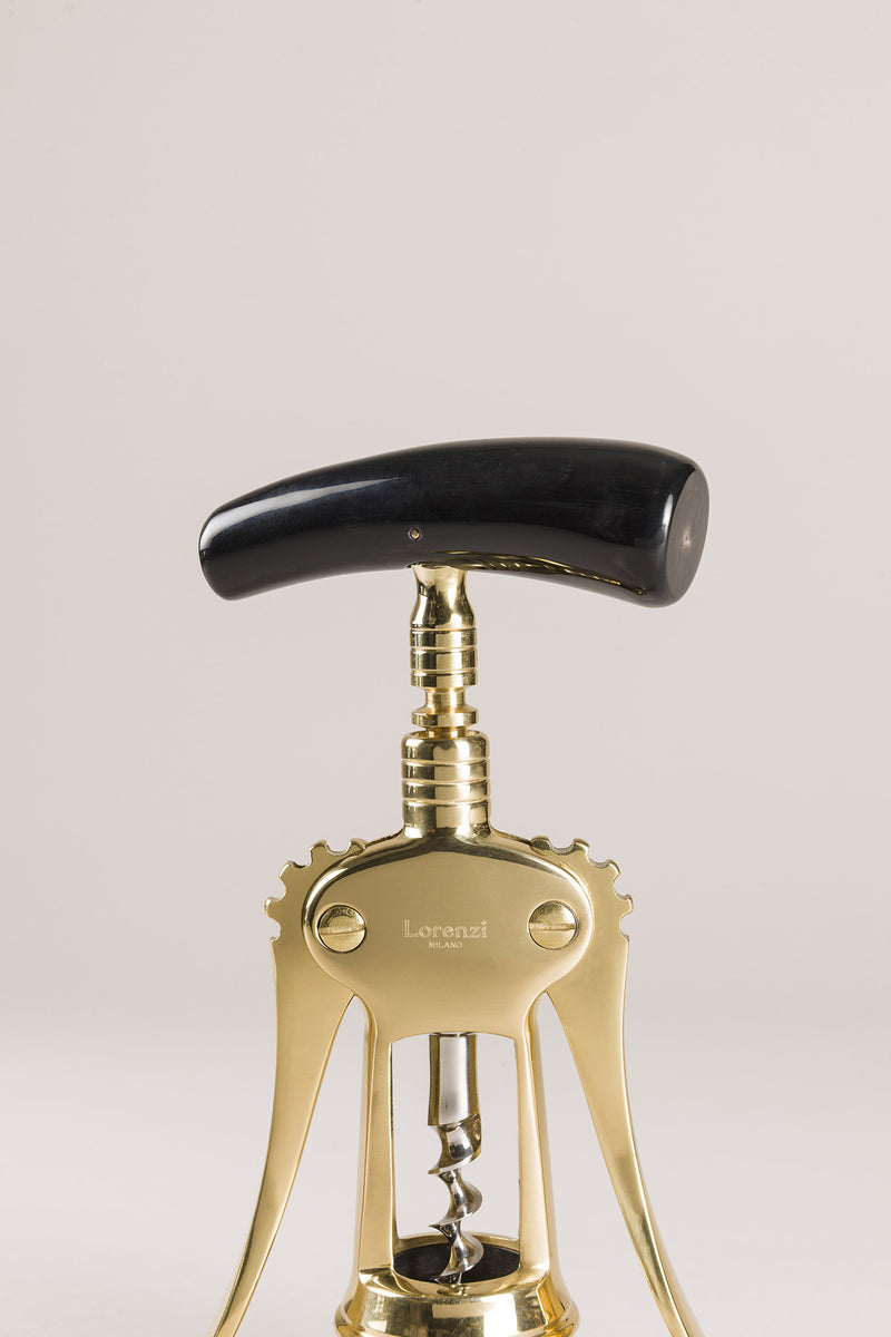 Modern Brass Corkscrew