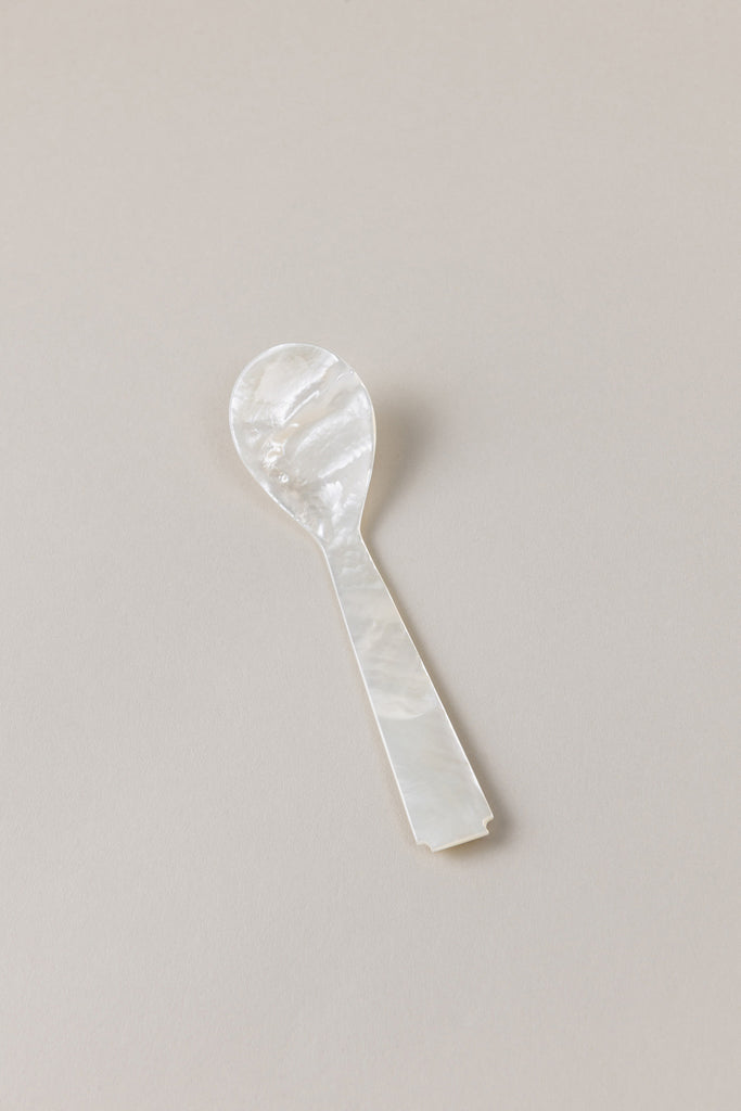 Cucchiai In Madreperla Naturale Di Mare – Set Da 2, Fatti A Mano, Per Caviale, Uova E Dessert (lunghezza 12 Cm)