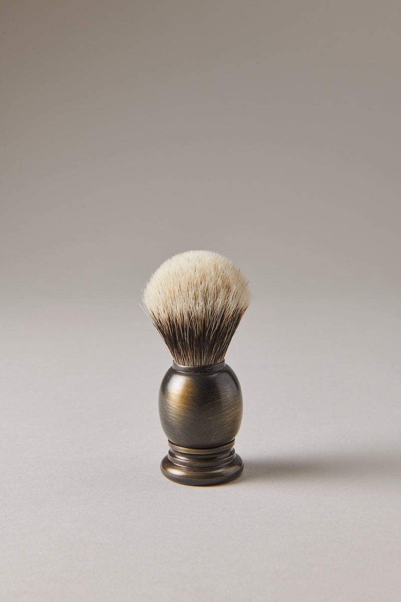 Lorenzi Milano Pennello barba ottone anticato in Ottone anticato