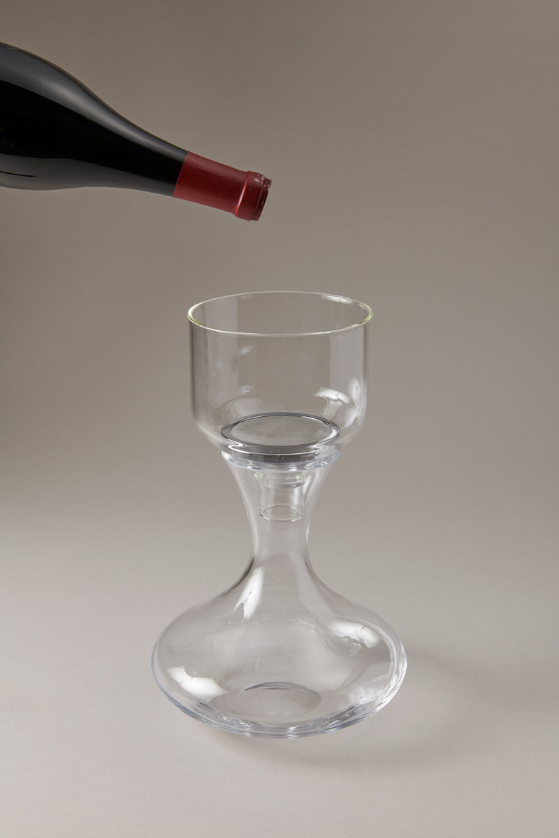Stag antler Wine filter for decanter