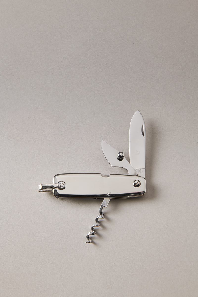 Lorenzi Milano Temperino piccolo 3 accessori in Acciaio inox