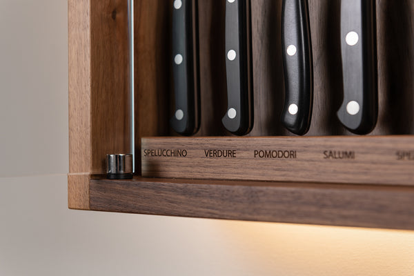 Polyoxymethylene Small cabinet wall-mounted knives set