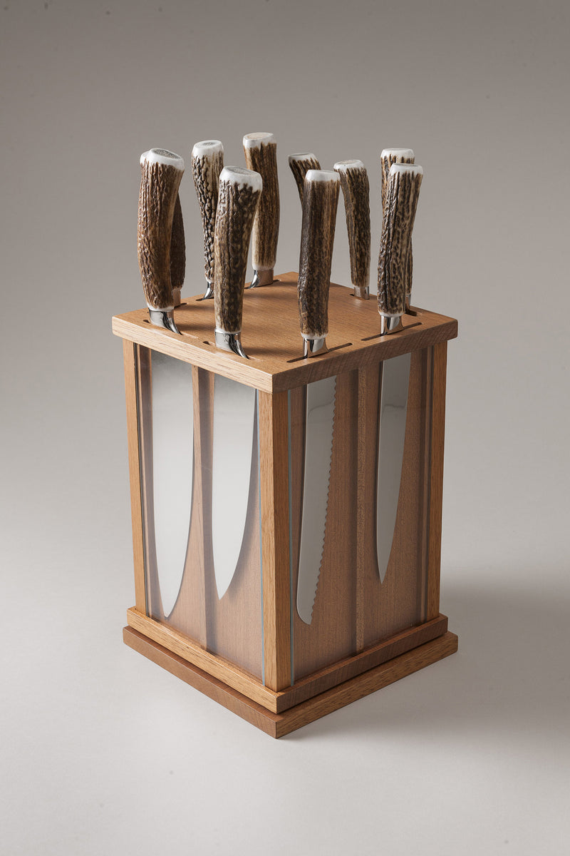 Stag antler Kitchen knife set