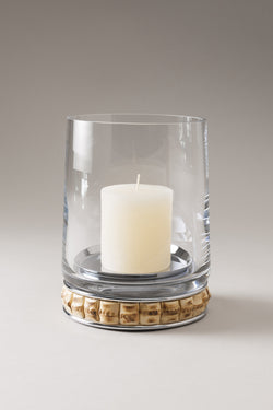 Porta candele grande in Bambù - Bamboo root Large candle holder