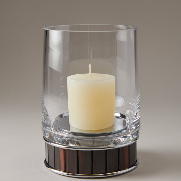 Wood Large candle holder – Lorenzi Milano